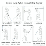 NNEDSZ Improve Swing Speed with Golf Swing Training Stick