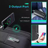 NNEDSZ Deluxe Waterproof Laptop Backpack with Usb & Type-c Port - Large Capacity - 61-122891