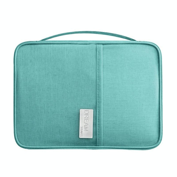 NNEDSZ Waterproof Travel Document Bag Black Large - Blue Large