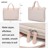 NNEDSZ Ultra-thin Macbook Laptop Bag - Khaki 13.3-14 Inches