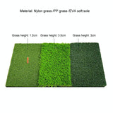 NNEDSZ Indoor Golf Practice Pad - 3-in-1 Swing Mat for Hitting and Chipping - 30X60Cm