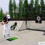 NNEDSZ Indoor Golf Practice Pad - 3-in-1 Swing Mat for Hitting and Chipping - 30X60Cm