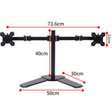 Adjustable Dual Monitor Stand for Desktop