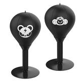 NNEDSZ Desktop Speed Ball For Boxing Training - Bear Design With Gloves & Pump - Bear+Pump