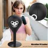 NNEDSZ Desktop Speed Ball For Boxing Training - Bear Design With Gloves & Pump - Bear+Pump