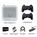 NNEDSZ Wireless 4K Hd 3D Double Game Console - Super Console X 128G With 40000 Games