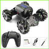 NNEDSZ Twist Stunt Car With 2.4G Remote Control - Orange / Green