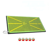 NNEDSZ Improve your Golf Swing with Training Pad and Sponge Balls