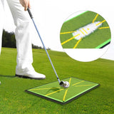 NNEDSZ Improve your Golf Swing with Training Pad and Sponge Balls