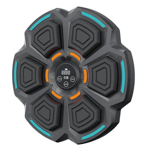 NNEDSZ Adjustable 9-Speed Bluetooth Music Boxing Machine With Lights - Black - Black