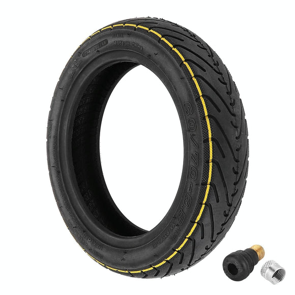 NNEDSZ Electric Scooter with 10 Striped Vacuum Tire for Ninebot Max G30 Series