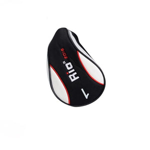 NNEDSZ Black Red Wood Golf Head Cover Pusher Set - Wood Rod
