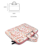 NNEDSZ Waterproof Canvas Laptop Handbag - Fits 13.3 Inch