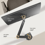NNEDSZ Adjustable Aluminum Monitor Holder - Rotatable 22-40 Inches