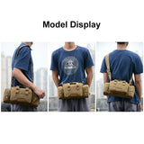 NNEDSZ 10L Outdoor Sports Waist Bag Multifunction Messenger Bag