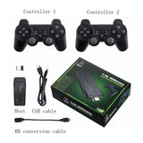 NNEDSZ Wireless Hdmi Arcade Game Machine With 2 Gamepads - 64Gb Memory