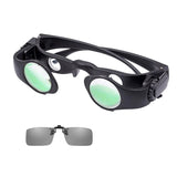NNEDSZ Zoomable Fishing Binoculars - Gray Clip 8X Magnification