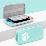 NNEDSZ Switch Console Storage Bag With Cat Paw Design