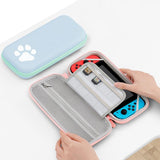 NNEDSZ Switch Console Storage Bag With Cat Paw Design