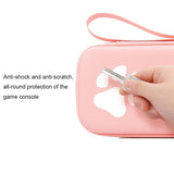 NNEDSZ Switch Console Storage Bag With Cat Paw Design