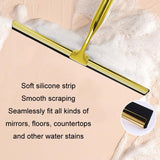 Stainless Steel Window Wiper with Square Hook - Household
