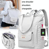 NNEDSZ Medium Waterproof Usb Laptop Backpack