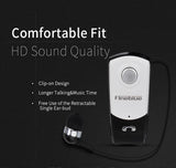 NNEDSZ Retractable Bluetooth Headset With Caller Vibration Reminder