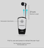 NNEDSZ Retractable Bluetooth Headset With Caller Vibration Reminder