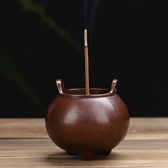 NNEDSZ Hand-played Vatican Incense Burner - Pure Copper Small Antique