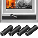 2-pack Magnetic Fireplace Draft Stopper - 101.6 x 10.16cm - Block Cold Air