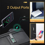 NNEDSZ Waterproof Anti-theft Laptop Backpack with Usb Charging - Expansion