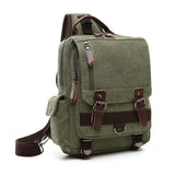 NNEDSZ Canvas Chest Bag For Outdoor Travel Messenger Style