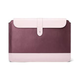 NNEDSZ Microfiber Notebook Liner Bag - Wine Red - 14-15.4 Inch