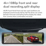 NNEDSZ Large Screen Car Recorder With Dual Recording And Night Vision