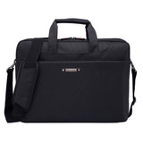 NNEDSZ Waterproof Nylon Laptop Bag - 15.6 Inch One Shoulder Portable - Black