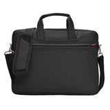 NNEDSZ Waterproof Nylon Laptop Bag - 15.6 Inch One Shoulder Portable - Black