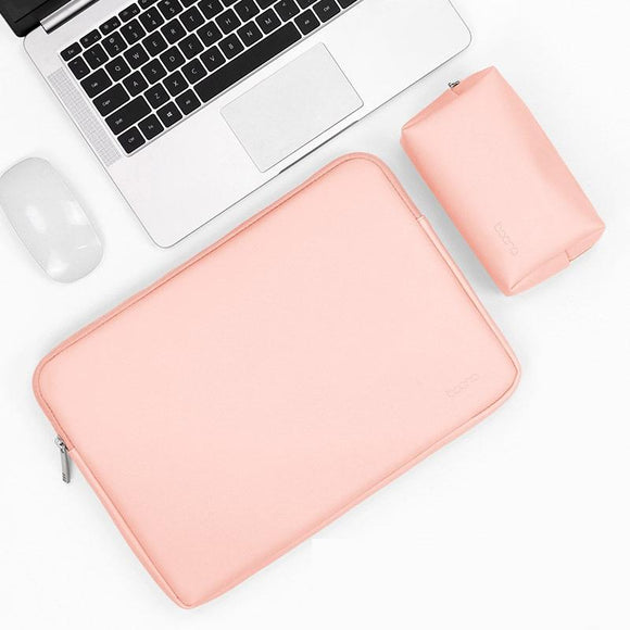 NNEDSZ 16 / 17 Inch Power & Pink Pu Leather Laptop Bag