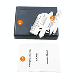 NNEDSZ Stainless Steel Welding Ruler For Inspection - Measure Gauge