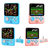 NNEDSZ Ultra-Thin Handheld Game Console With 666 Built-In Games - Double Blue 3.5 Inch