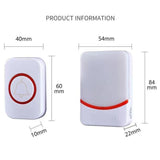 NNEDSZ Wireless Doorbell With Remote Control And Flashing Light - Cmf1188-21