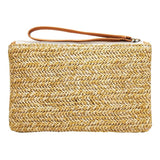 NNEDSZ Beach Straw Clutch Coin Purse For Summer Fun