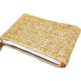 NNEDSZ Beach Straw Clutch Coin Purse For Summer Fun