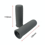 NNEDSZ Silicone Handbar Cover For Ninebot G30 Max - Black 1 Pair
