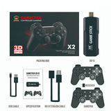 NNEDSZ Wireless 4K Hd Tv Game Console With 30 000 Games - 64Gb Storage
