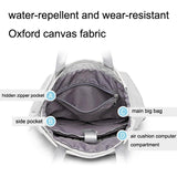 NNEDSZ Waterproof Usb Laptop Backpack - Gray Large