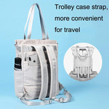 NNEDSZ Waterproof Usb Laptop Backpack - Gray Large
