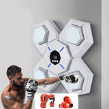 NNEDSZ Rechargeable Bluetooth Boxing Machine With Adult & Child Gloves - Blue - With Child Golves Pink Blue