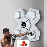 NNEDSZ Rechargeable Bluetooth Boxing Machine With Adult & Child Gloves - Blue - With Child Golves Pink Blue
