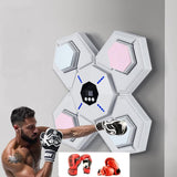 NNEDSZ Rechargeable Bluetooth Boxing Machine With Adult & Child Gloves - Blue - With Child Golves Pink Blue