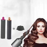 NNEDSZ Enhanced Curling Nozzle For Dyson Airwrap Hair Dryer - Rose Red